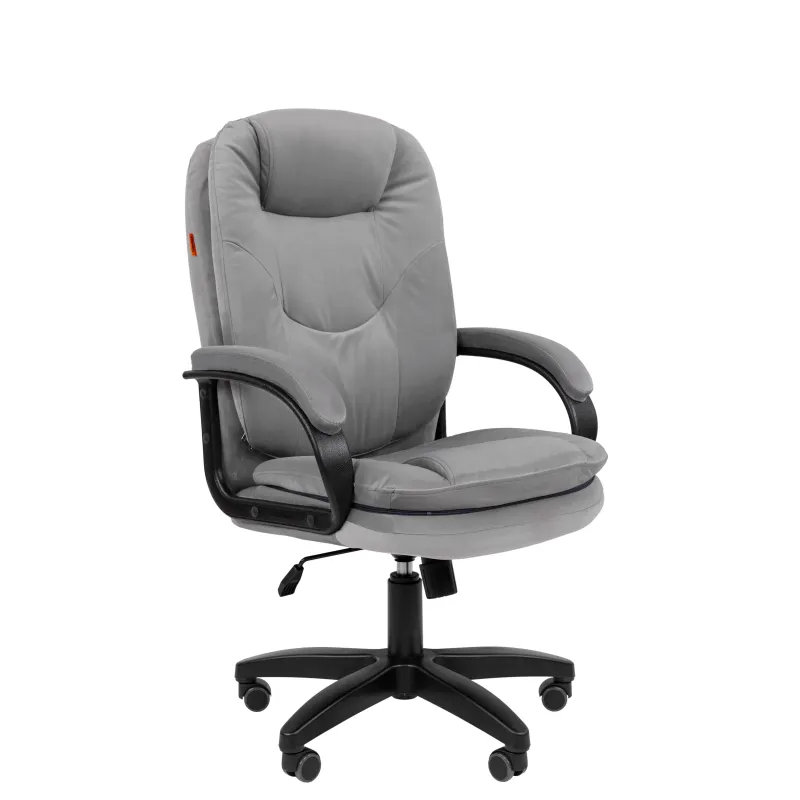 Кресло руководителя Chairman Home 668 Россия ткань Т-55 серый LT главное фото
