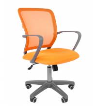 Офисное кресло Chairman 698 Россия сер.пластик TW оранжевый