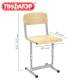 Стул ученический регулируемый ПИФАГОР SC-2, 340х340х625-705 мм, рост 3-5 (130-175 см), серый каркас, фанера, 533349. Фото товара с разных ракурсов.