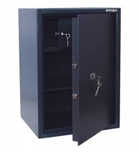 Сейф  "КМ-620Т", 620х430х375 мм, 35 кг, ключевой замок + полка, трейзер, крепление к стене, 291167